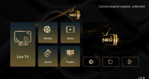Neo4K Pro IPTV: Premium 4K Streaming (2025) Neo4K Pro IPTV Logo - Premium 4K Streaming Service