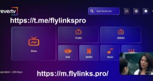 FOREVER TV Activation Codes 2025 The FOREVER TV Activation app interface showing a menu of live TV channels and on-demand movies on a television screen